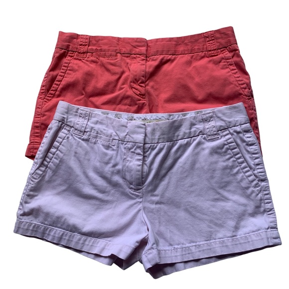 J. Crew Pants - Set of 2 J. Crew Chino shorts. City Fit. Size 6.